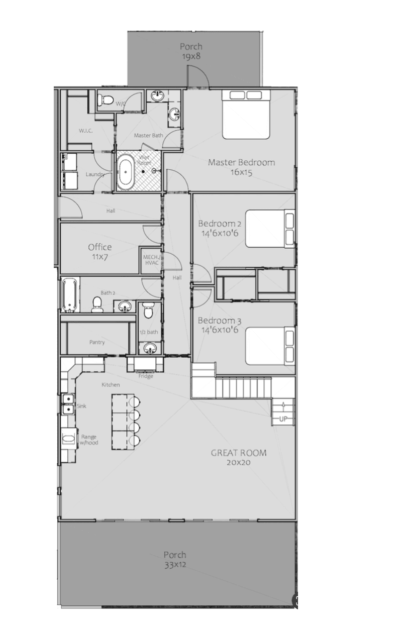 The Bachelor Bro floor plan 4