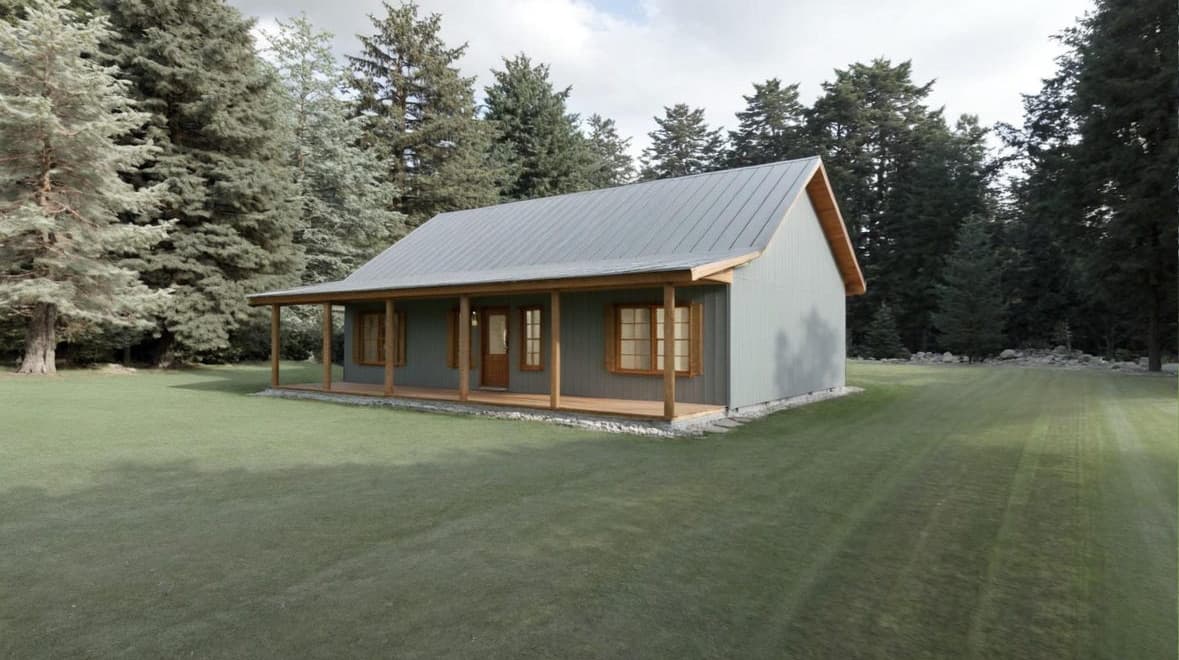 The Cabin Bro floor plan 1
